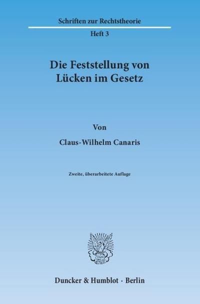 Die Feststellung von Lücken im Gesetz.