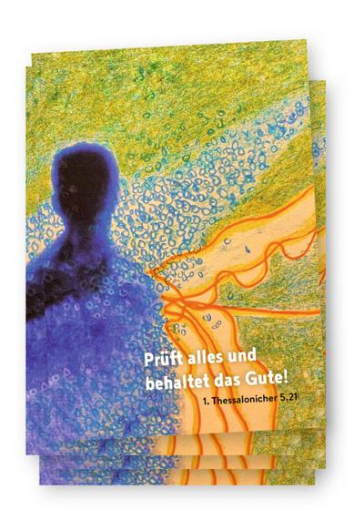 Postkarte zur Jahreslosung 2025 - 10 Karten im Set