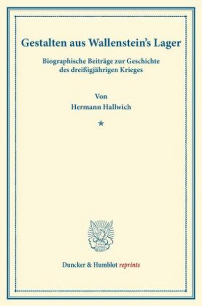 Gestalten aus Wallenstein’s Lager.