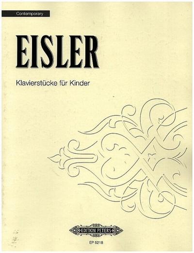 Klavierstücke für Kinder op.31für Klavier