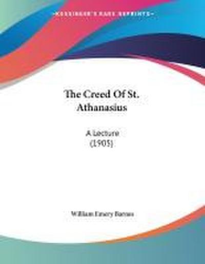 The Creed Of St. Athanasius