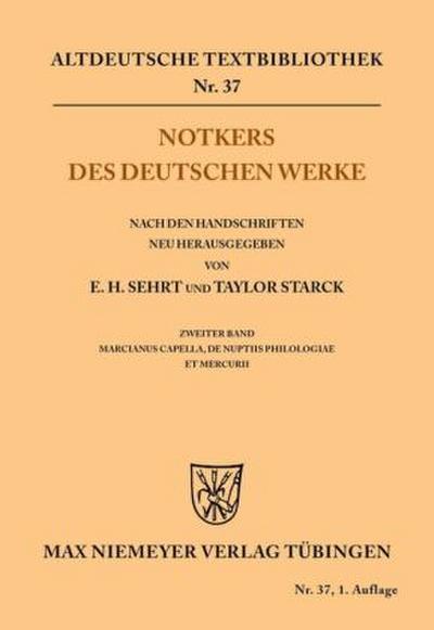 Notkers des Deutschen Werke