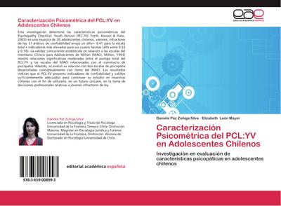 Caracterización Psicométrica del PCL:YV en Adolescentes Chilenos