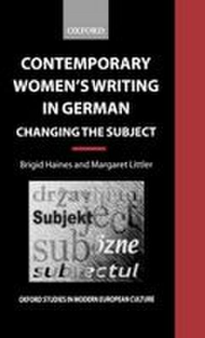 Contemporary Women’s Writing in German