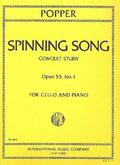 Spinning Song op.55,1 Concert studyfor cello and piano
