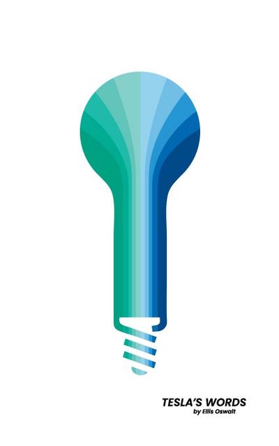 Tesla’s Words (Blue)