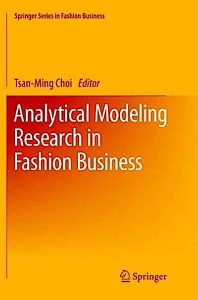Analytical Modeling Research in Fashion Business