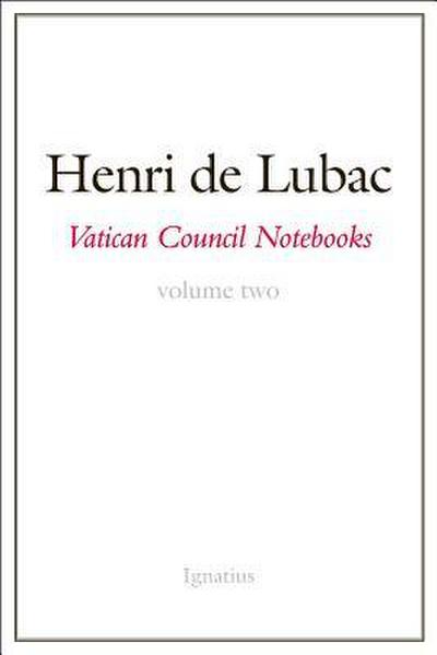 Vatican Council Notebooks: Volume Two