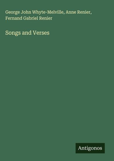 Songs and Verses