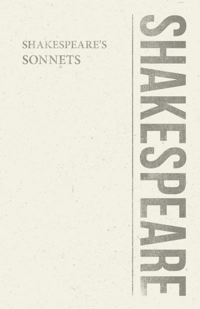 Shakespeare’s Sonnets