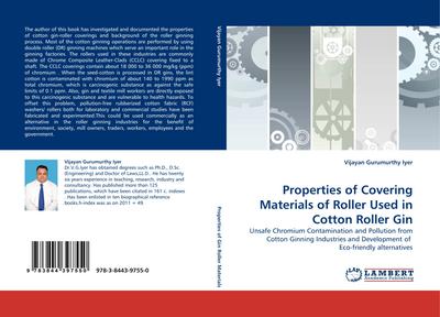 Properties of Covering Materials of Roller Used in Cotton Roller Gin