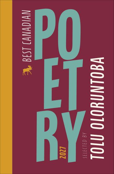 Best Canadian Poetry 2027