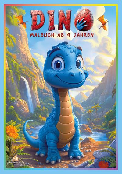 Dino Malbuch ab 4 Jahren