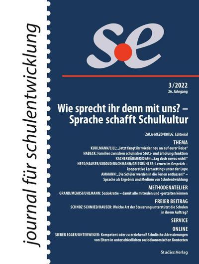journal für schulentwicklung 3/2022