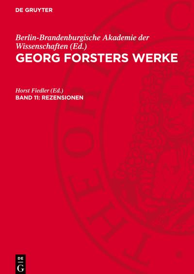 Georg Forsters Werke, Band 11, Rezensionen