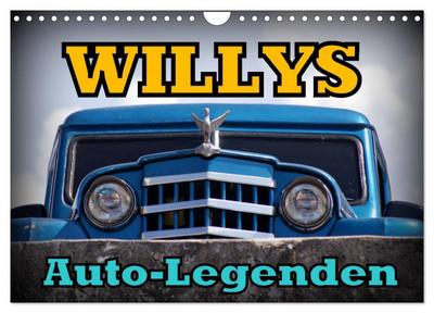 Auto-Legenden: WILLYS (Wandkalender 2026 DIN A4 quer), CALVENDO Monatskalender