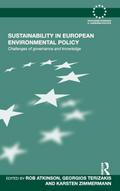 Sustainability in European Environmental Policy