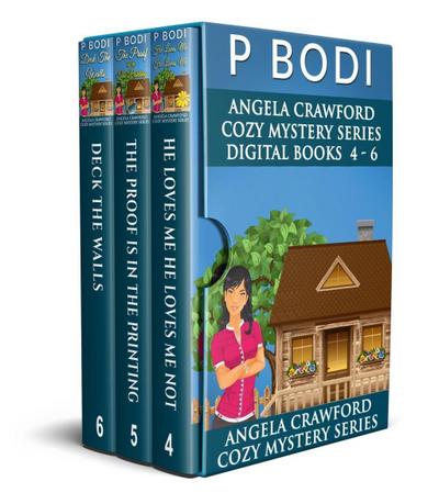Angela Crawford Series Books 4-6 (Angela Crawford Cozy Mystery Series)