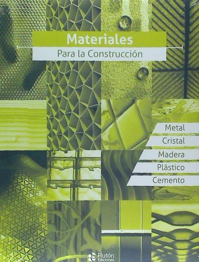 Broto i Comerma, C: Materiales para la construcción