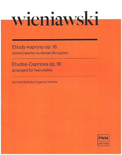 Etudes-Caprices op.18for 2 violins