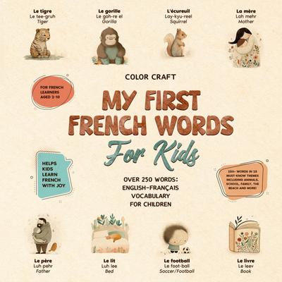 My First French Words Book For Kids