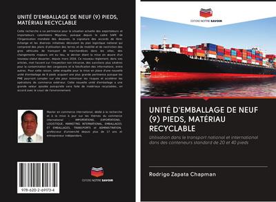 UNITÉ D’EMBALLAGE DE NEUF (9) PIEDS, MATÉRIAU RECYCLABLE