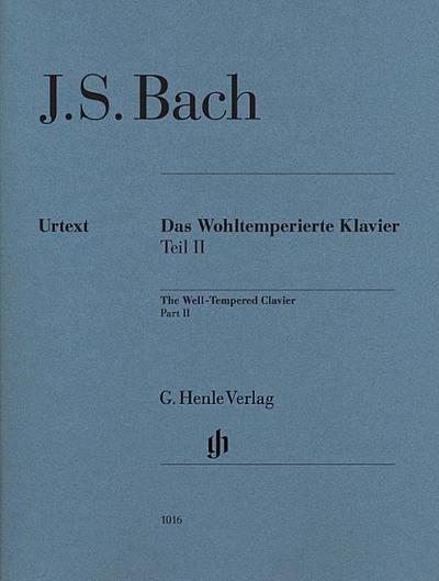 Bach, Johann Sebastian - Das Wohltemperierte Klavier Teil II BWV 870-893