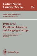 PARLE ’93 Parallel Architectures and Languages Europe