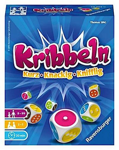 Ravensburger 26704 - Kribbeln, kniffliges Würfelspiel für 2-5 Spieler, Mitbringspiel ab 8 Jahren, die Flotten Kleinen
