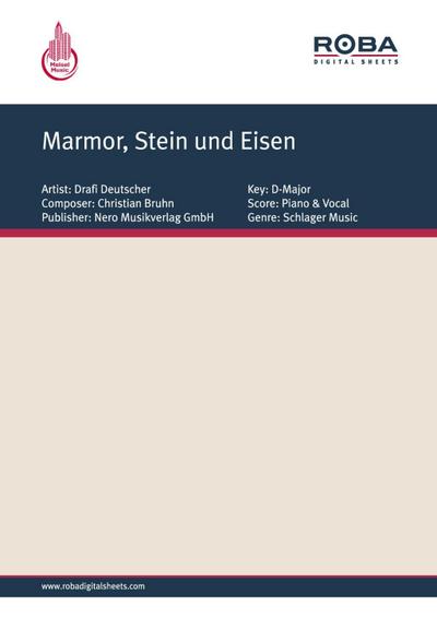 Marmor Stein und Eisen bricht