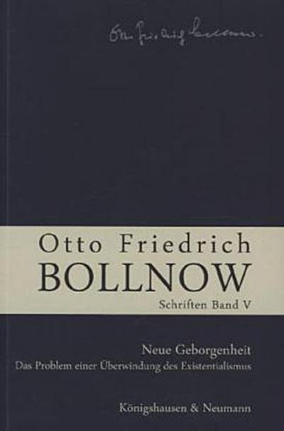 Otto Friedrich Bollnow: Schriften - Band 5