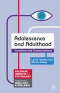 Adolescence and Adulthood