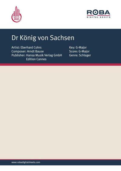 Dr König von Sachsen