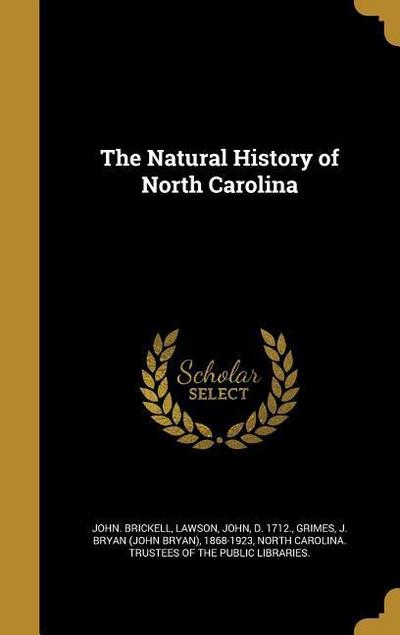 NATURAL HIST OF NORTH CAROLINA
