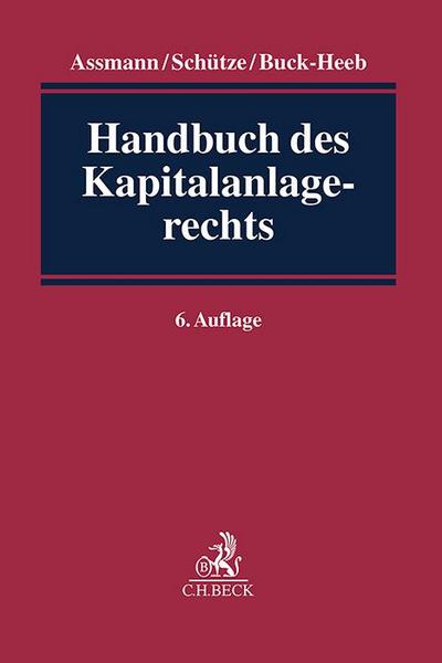 Handbuch des Kapitalanlagerechts