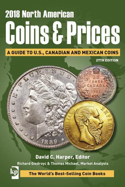 2018 NORTH AMER COINS & PRICES