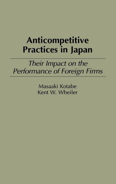Anticompetitive Practices in Japan