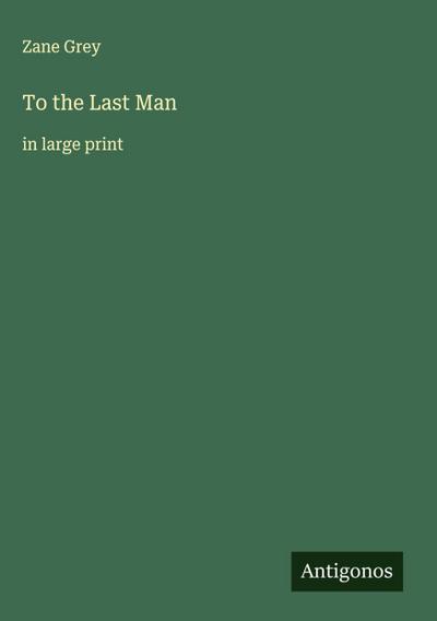 To the Last Man