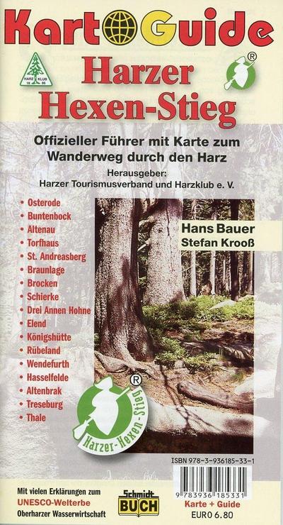 Karto-Guide: Harzer Hexen-Stieg, m. 1 Buch
