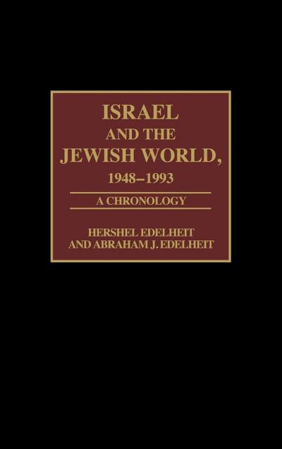 Israel and the Jewish World, 1948-1993