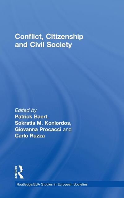 Conflict, Citizenship and Civil Society