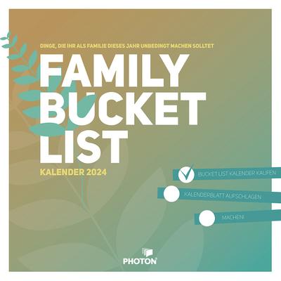 FAMILY BUCKET LIST Kalender 2024