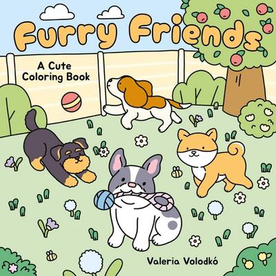Furry Friends Cute Coloring Book