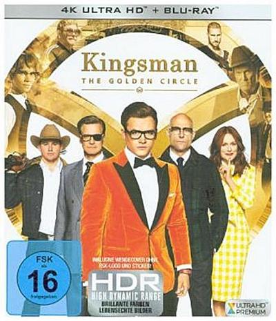Kingsman #2 - The Golden Circle (UHD+BR)  Min: 141/DD5.1/WS  4K-Ultra, 2Disc