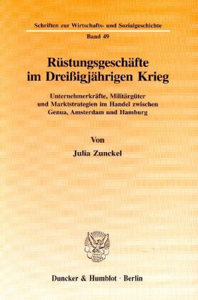 Rüstungsgeschäfte im Dreißigjährigen Krieg.