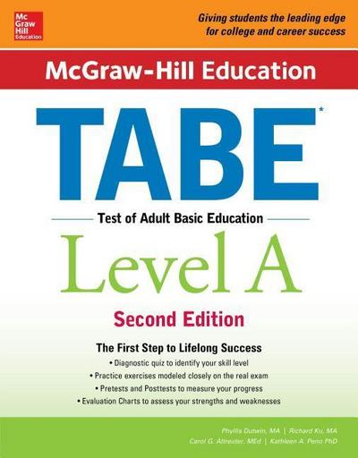 McGraw-Hill Education Tabe Level A, Second Edition