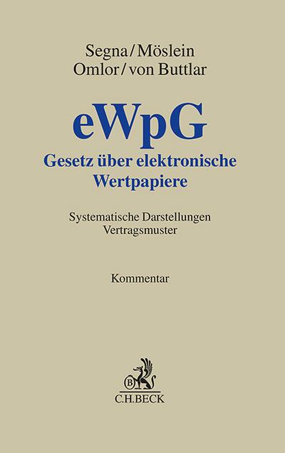 Gesetz über elektronische Wertpapiere. eWpG