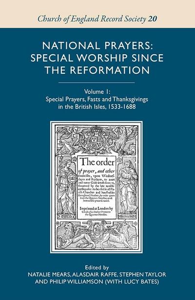 National Prayers: Special Worship Since the Reformation