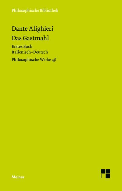 Das Gastmahl. Erstes Buch