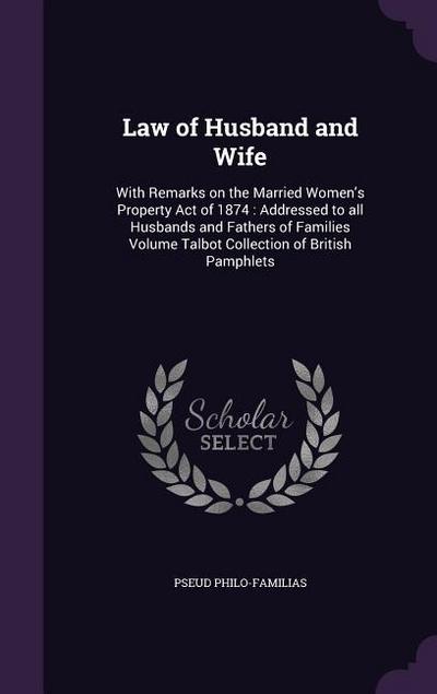 Law of Husband and Wife